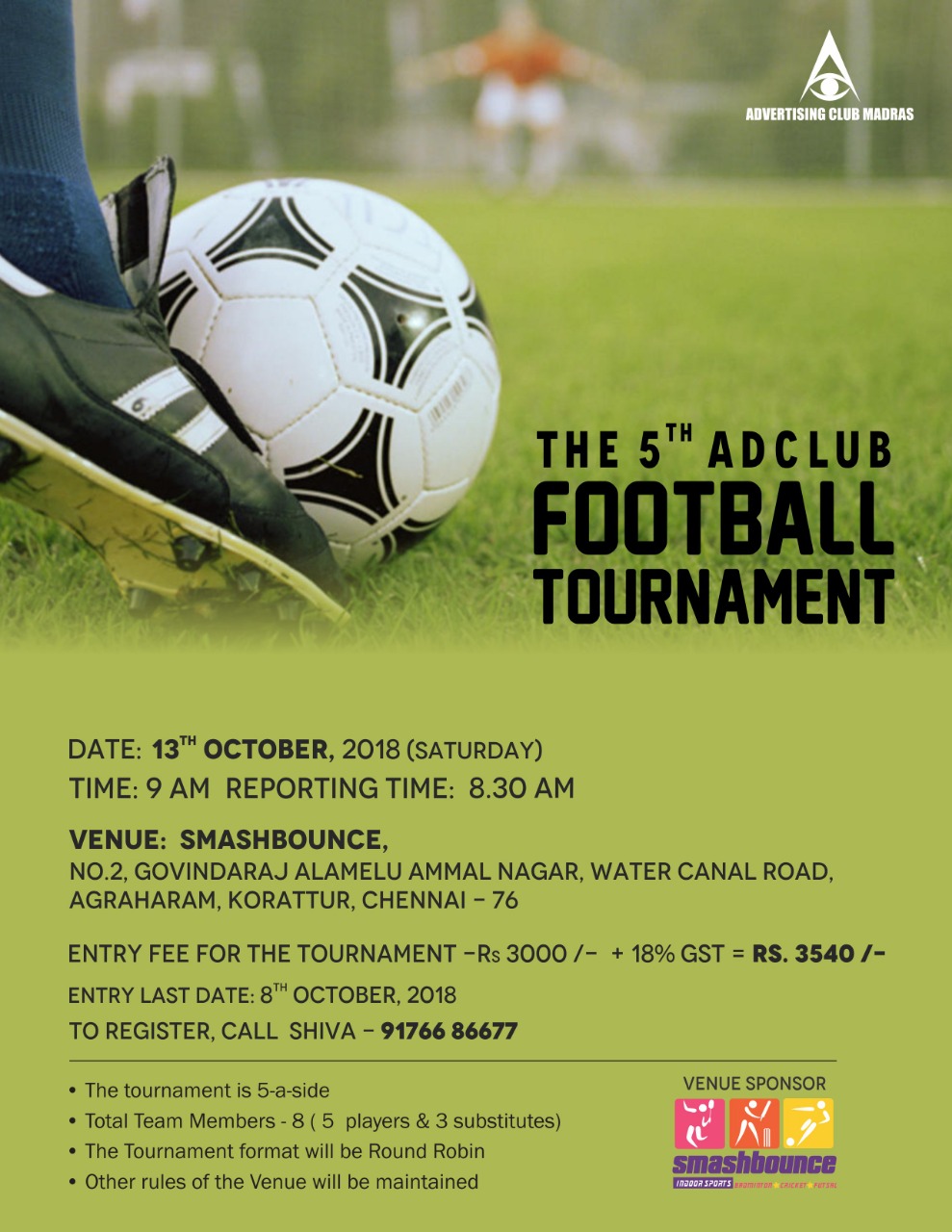 The 5th Adclub Football Tournament